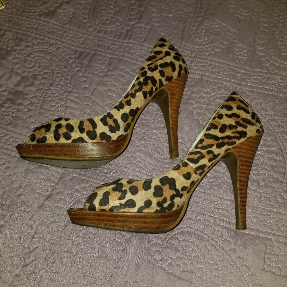 Animal Print Heels